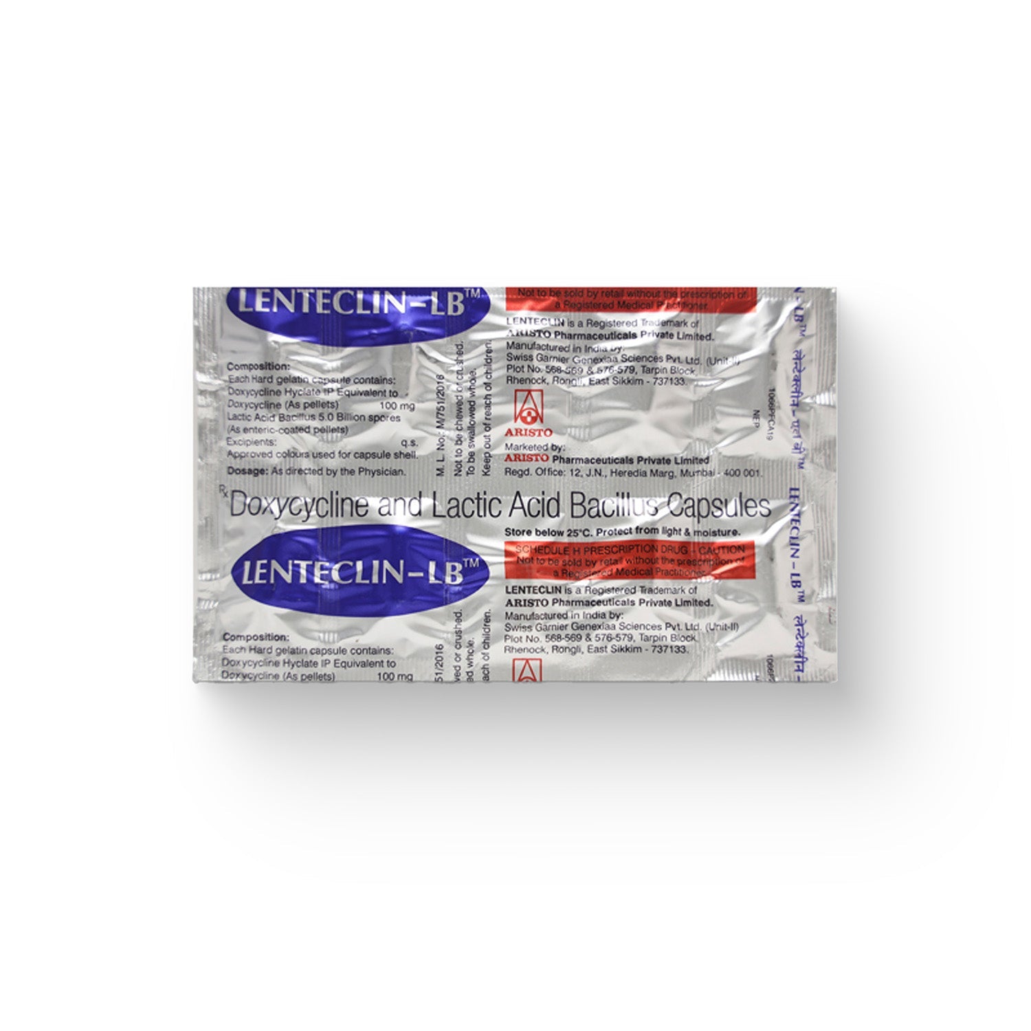 Lenteclin B 100 mg