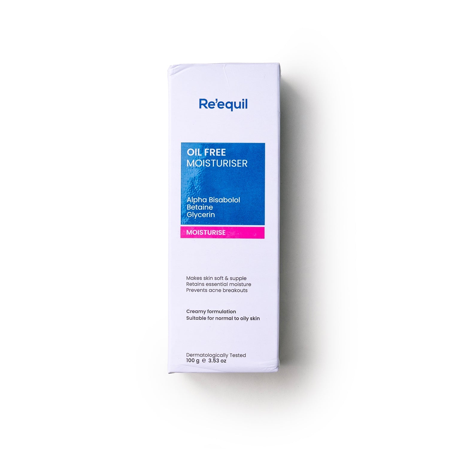 Re'quil oil free moisturizer